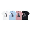 2023 الصيف المصمم الجديد Stu Men's Thirts Fashion Cotton Letter و Cartoon Printed High Street Disual Short Sleeve Tops Classics Trendy Brand Tee