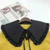 Bow Ties Autumn Shirt Fake Collars Shawl For Women Removable Necklace False Girls Shoulder Wrap Nep Kraagie