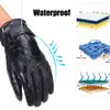 Five Fingers Gloves Winter Electric Heated Windproof Cycling Warm Heating Touch Screen Motorcycle Skiing USB Powered For Men Women 230823