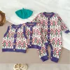 Rompers Spring Autumn Baby Girl Boy Set Fashion Sweater Coat Sticked Waistcoat Single Breasted Born Toddler Colthes E23305 230823