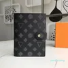 monogrammed leather notebook