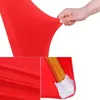 Stretch spandex klapstoelhoezen Universele hoes voor stoelhoezen voor bruiloftsfeest, banket, feestdagen, viering, decoratie, elastische stoelhoezen