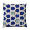 Almohada decoración del hogar cubre la cama decoración de la sala de estar cubierta de lujo moderna 45x45 cm rayas cuadros estampado Simple E0259