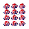 12st Union Jack Flag Bowler Hat British Flag Bowler Hats Queens Jubilee Party HKD230823