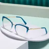 Blue Light Blocking Glasses Anti Blue Light Blocking Women's Square Glasses Frame Fashion TR90 Radiation Protection Eyeglasses Transparent Eyewear 2076 230823