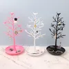 Jewelry Pouches 3 Colors Plastic Bird Tree Display Stand Holder Fashion Organizer Tower For Earring Necklace Ring Bracelet Rack