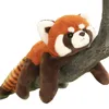 Plush Dolls Lifelike Forest Raccoon Stuffed Animals Toy Cute Panda Plushie Gift For Kids Girlfriend Birthday Boy Christmas 230823