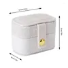 Storage Boxes Small Jewelry Box Portable Travel Holder Organizer Display Ring Necklace Stand