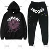 Sweats à capuche pour hommes Sweatshirts American Trendy Hip Hop Lettres Araignée Imprimé Pull À Capuche Costume De Sport Punk Style Jeunesse Mode Lâche Casual 230823