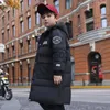 Down Coat Children Boy Winter Down Jacket Waterproof Hooded Long Boy Winter Ytterkläderrock 514 år Barn tonåring Boy Parka Outfit J230823