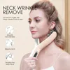 Face Massager Y Shape Home Use Electric Roller Skin Beauty Rf Ems Equipment Neck Lifting Tool Anti Wrinkles Instrument 230823