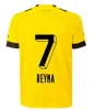 HALLER Futebol Jerseys 23 24 Copa REUS 2023 2024 Futebol Futebol Top Camisa Neongelb Hummels Brandt Homens Crianças Kit Especial Todo Preto Maillot de Foot