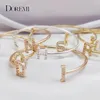 Bangle Doremi Aangepaste letter Bracelet Baby Bangle Zirconia PAVE INSTANKTE INITAL BRACKET KIND VOLWASSEN VOOR UNISCHE COUFTIERRY 230822