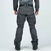 Herrenhosen Tarntaktikmänner US Army Waterfof Weast Resistant Frachthosen Elastische Multi -Taschen Paintball Pant 230822