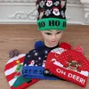 Christmas Hat with Led Light Sweater Knitted Santa Hat Merry Christmas Decoration 2023 Xmas Gift for Kids Adult New Year Supplie HKD230823