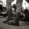 Boots Mens Cowboy High Top Inner Heightening Military Plus Size Shoes Casual Sneakers Motorcycle 230823