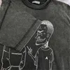 メンズTシャツ良質のarnodefranceファッションTシャツ男性ハイストリート女性半袖スケッチ漫画の人々Tシャツ男性服