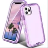 Ny Clear Robot Case Transparent Defender Case Cover för iPhone 15 14 Pro Max 14Pro 13 13Pro 12 11 XS XR 8 Samsung Galaxy S22 Plus S23 Note 20 Ultra Full Armor Body Shell