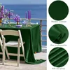 Table Cloth Satin Tablecloth 145 260CM Overlay Cover Rectangle Silk Tablecloths Decoration For Wedding Banquet Party