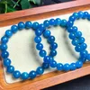 Bangle Natural Apatite Bracelet Jewelry Healing Energy Fengshui LoversGift Holiday Gifts For Women 1pcs 8mm