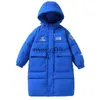 Down Coat Children Boy Winter Down Jacket Waterproof Hooded Long Boy Winter Ytterkläderrock 514 år Barn tonåring Boy Parka Outfit J230823