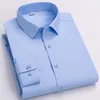 Herren lässige Hemden Bambusfaser Full Office Shirts für Männer Slim Fit Formal offizielle elastische Business -Büro -Kleidung Ropa Para Hombre 230822