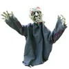 Andere evenementenfeestjes Salloween Decoratie Scary Doll Ground Plug-in Grote swing spook Voice Control Decoration Horror Prop for Outdoor Garden Decor 230812