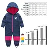 Rompers Childrens ski suits soft shell childrens jumpsuits boys and girls warm waterproof windproof thin section 230822