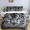 Bedding Sets Animals Tiger Bedding Sets New Greek Key Mandond Duvet Sets Sets Lenen Tamanho da cama Moderno Geométrico R230823