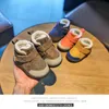 First Walkers Toddler Boys Snow Boots Warm Plush Outdoor Shoes Non slip Soft Bottom Winter Kids Girls Size 15 24 230823