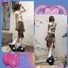 Kleiderschuhe Design Y2K Punk Frauen Pumpen Plattform Gothic Mary Janes Street Wedges High Heels Frau Kawaii Girls Cosplay Lolita 230823