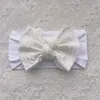 Baby Girls Wide Nylon Bow Headbands Candy Color Soft Elastic Big Bowknot Solid Hairbands For Kids Head Band Children Cute Hair Accessories U12