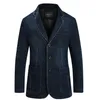 Nya män denim blazer män mode bomull vintage kostym jacka 4xl manlig blå kappa denim jacka män smala feta jeans blazers cy2182187n