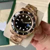 Designer Watch Mens Automatic Mechanical Ceramics Watches 40mm full rostfritt stål lyxiga armbandsur Sapphire Luminous Watch Montre de Luxe Dropshipping