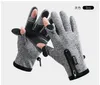 Fem fingrarhandskar USB Electric Heat Fiskehandskar 5 Finger Full Heat Takeout Dispatcher Winter Cycling Hunting Warm Bare Touch 230823