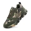 Hauteur augmentant chaussures Camouflage mode baskets femmes respirant chaussures hommes femme armée vert formateurs grande taille 44 chaussures tendances Sport men shoes 230822