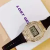 Lost General 2019 GD même hip hop super flash diamant couple montre électronique à quartz avec la plus haute qualité assurance291q