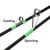 Cañas de pescar para barcos Varilla ultraligera Fibra de carbono Fundición Spinning Pole UL Punta sólida Cebo WT 2 8g Línea 2 6LB Señuelo 230822