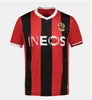 23 24 OGC Nice FC voetbalshirts DELORT MELOU GOUIRI 2023 2024 OGCNice voetbalshirts DOLBERG DANTE KAMARA ATAL maillot de foot thuis uit derde ATAL Kluivert Stengs