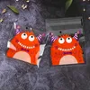 Geschenkverpackung 50/100 PCs 10x10 cm Halloween Plastik -Süßigkeiten -Kekse Geschenktüte Selbstkleber Snack Wrap Bag Halloween Party Dekorationen Kinder Geschenke L0823