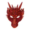 Party Masks Horror Evil Dragon Monster Full Head Cover for Men Women Cosplay Prop Party Slayer Masquerade Halloween Festival Mask Fancy 230823