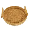 Zestawy naczyń obiadowych Rattan Fruit Basket Storage serwowanie mocnych chlebów z uchwytem