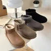 Projektant Boots Designer Women Mini But Platforma gruba dolna kostka ciepłe futra botki australijskie puszyste fuzz muły tazz cappers02