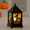 Veilleuses Halloween atmosphère décoration lumière créative LED Portable citrouille lampe maternelle enfants Festival cadeau lanterne