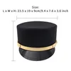 Berets Luxury Hat Women Men Military Caps Anime Cosplay Top Flat Female Autumn el Waiter Captain for Stage Performance 230822