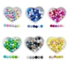 Teethers Toys BOBOBOX 50Pcs Round Silicone Beads 9mm Perle Teething For Jewelry Making Baby Products DIY Kralen 230822