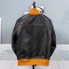 Jaquetas masculinas .cc.100% jaqueta de couro genuíno.