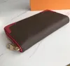 2023 Top Fashion Designer Wallet Luxury dragkedja Purses Womens Plånböcker Högkvalitativa blommor Bokstäver Kreditkortshållare Trendiga pengar Kopplingsväskor