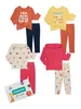 Rompers Baby and Toddler Girl Mix Match衣装キッドパック8ピースサイズ12m 5t貨物無料230823