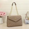 Дизайнерский кошелек женский цепной сумочка Loulou Tote Bag Luxurys Puffer Crossbody Bags Topdesigners141 Рождественский подарок